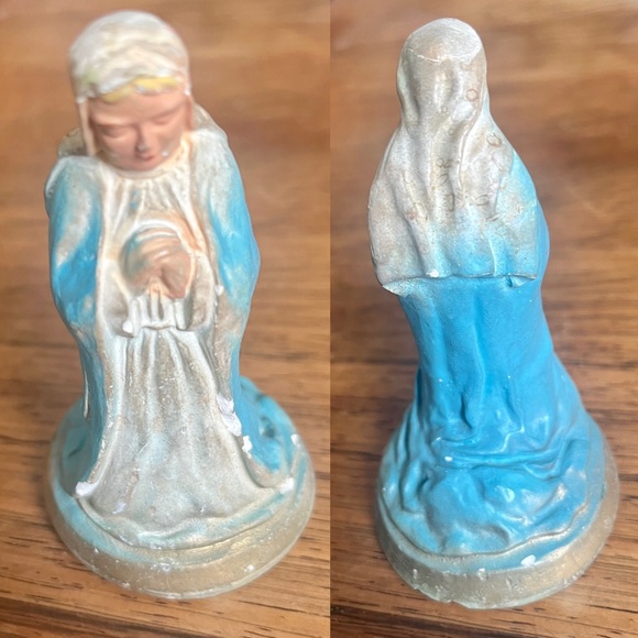 Vintage Nativity Christmas Crèche Fontanini Figures Hand Painted XMAS Italian - Picture 5 of 9